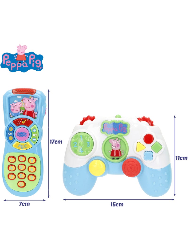 Peppa pig set di controllo interattivo per bambini con luci e suoni N/D - Kiabi