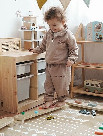Percorso di equilibrio Montessori legno 14 pezzi Mamabrum