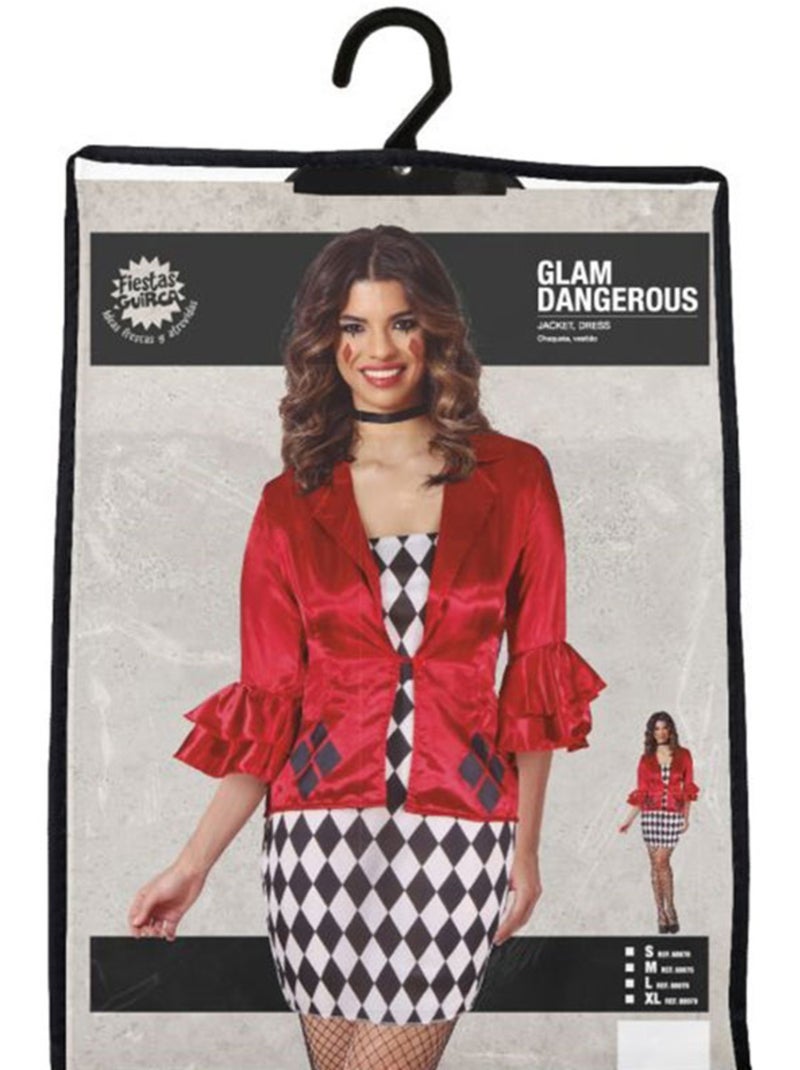Pericoloso costume da Arlecchino Multicolore - Kiabi