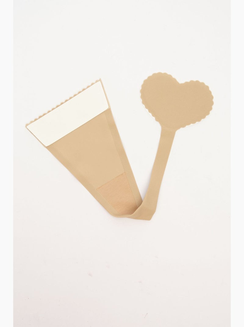 Perizoma adesivo con scollo profondo penti Beige argilla - Kiabi