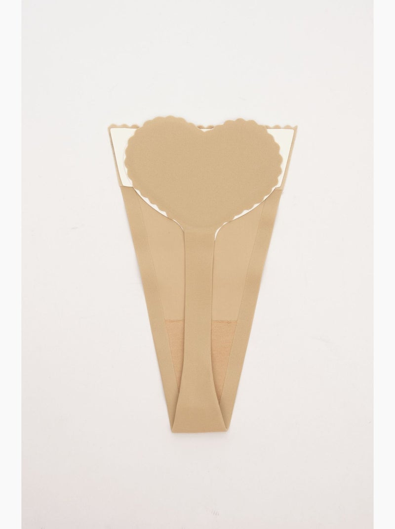 Perizoma adesivo con scollo profondo penti Beige argilla - Kiabi