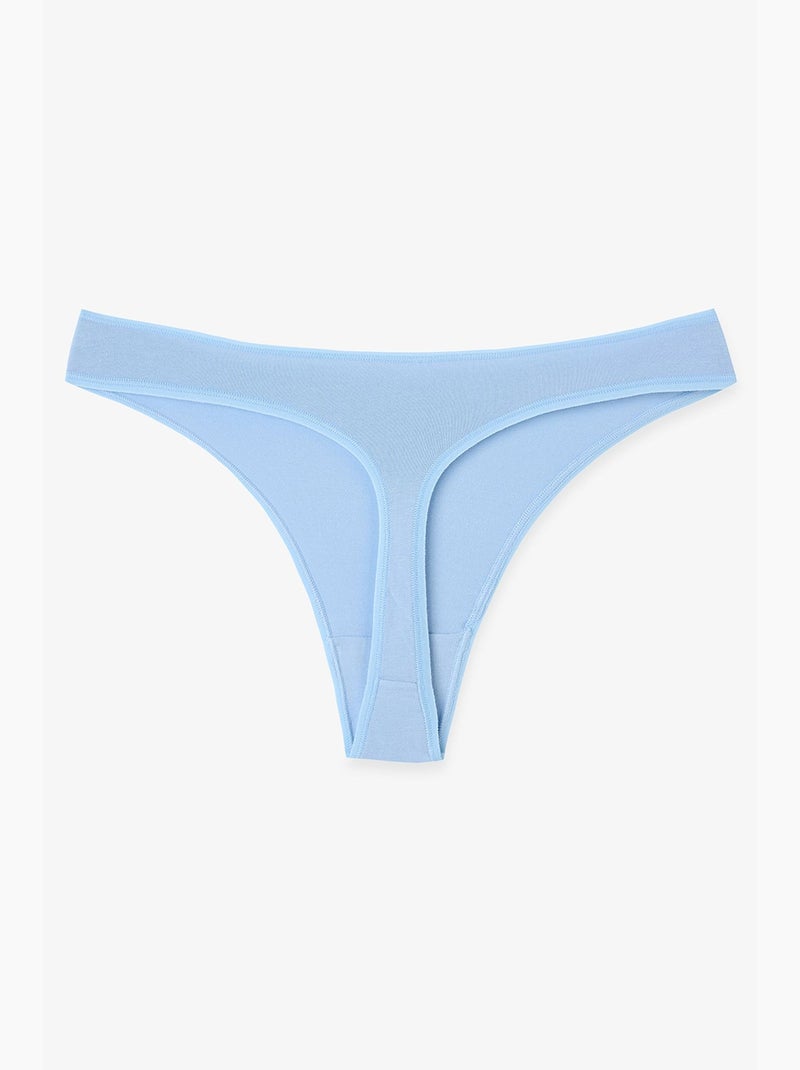 Perizoma con stampa foglie jungle deep penti Blu cielo - Kiabi