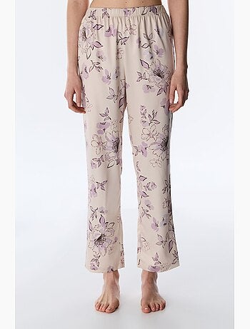 Petal pantaloni del pigiama in raso penti