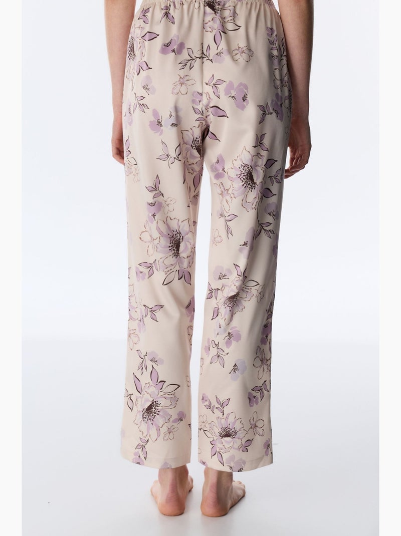 Petal pantaloni del pigiama in raso penti Beige naturale - Kiabi