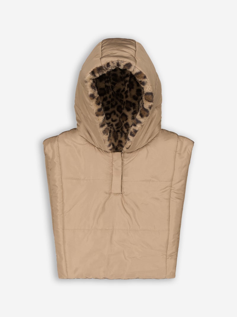 Pettorina con cappuccio Beige - Kiabi