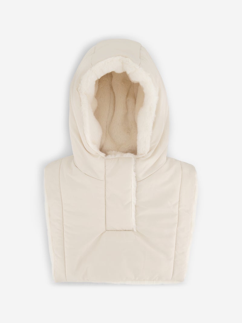 Pettorina con cappuccio Beige - Kiabi