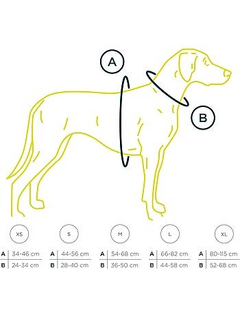 Pettorina per cani PELUVIO Mate - Riflettente - Regolabile