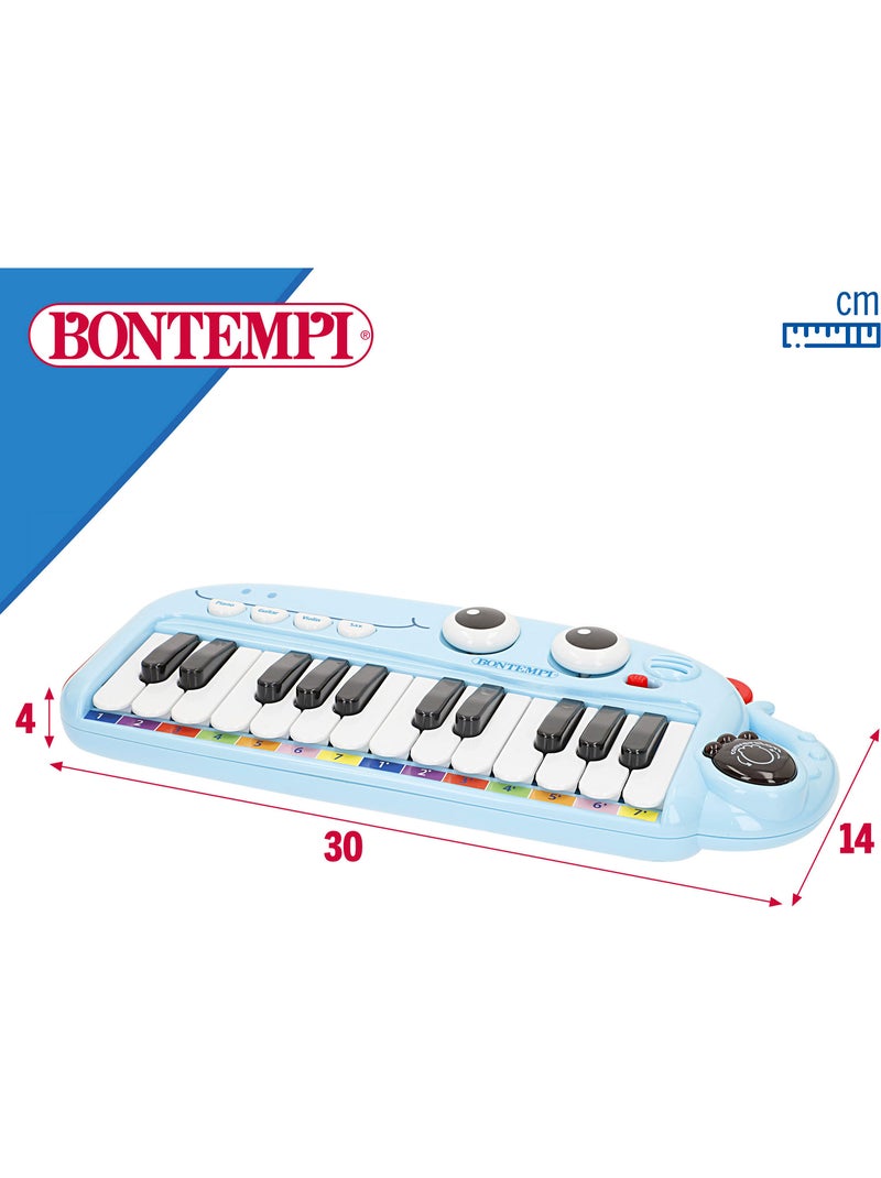 Pianoforte giocattolo per bambini a 24 tasti con effetti luminosi e sonori bontempi N/D - Kiabi