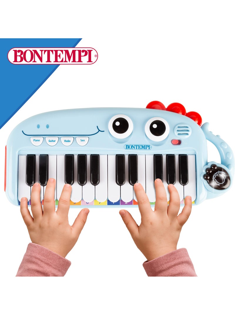 Pianoforte giocattolo per bambini a 24 tasti con effetti luminosi e sonori bontempi N/D - Kiabi