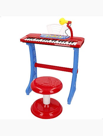 Pianoforte per bambini con microfono e sgabello bontempi