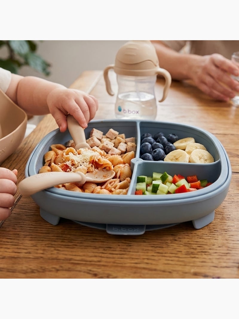 Piatto a ventosa con scomparti per bambino | b.box | b.box Blu - Kiabi