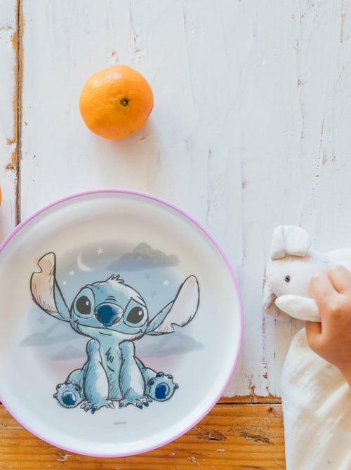 Piatto baby Disney Lilo & Stitch antiscivolo microonde senza BPA - Kiabi