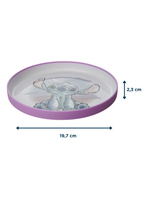 Piatto baby Disney Lilo & Stitch antiscivolo microonde senza BPA - Kiabi
