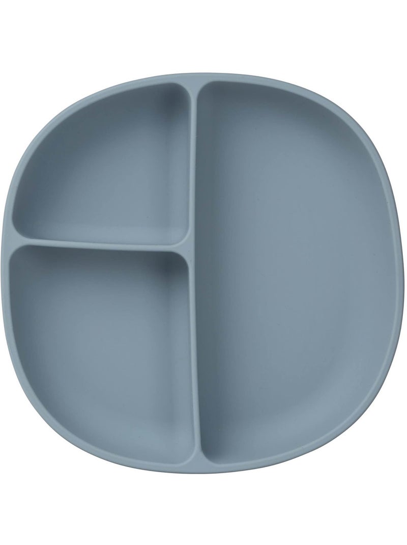 Piatto bebe in silicone con ventosa e coperchio | b.box | b.box Blu - Kiabi