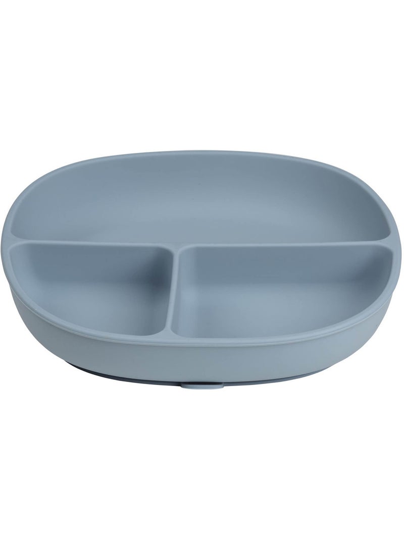Piatto bebe in silicone con ventosa e coperchio | b.box | b.box Blu - Kiabi