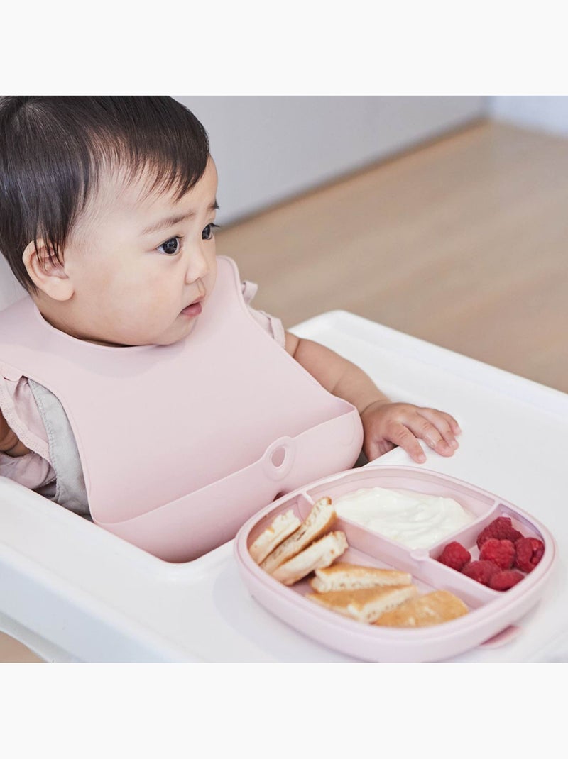 Piatto bebe in silicone con ventosa e coperchio | b.box | b.box Rosa - Kiabi