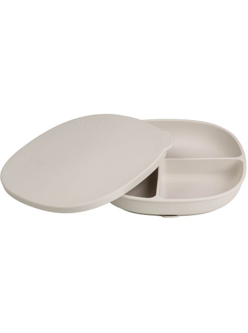 Piatto bebe in silicone con ventosa e coperchio | B.Box - Kiabi