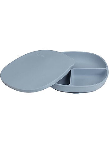 Piatto bebe in silicone con ventosa e coperchio | B.Box
