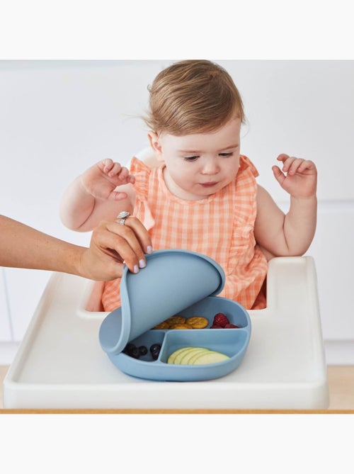 Piatto bebe in silicone con ventosa e coperchio | B.Box - Kiabi