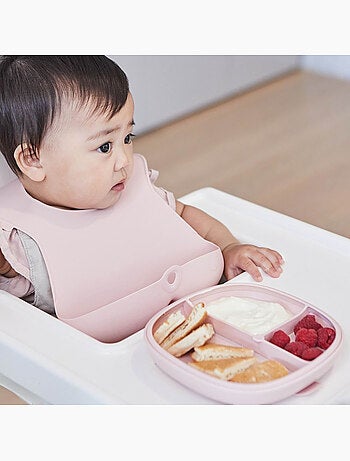 Piatto bebe in silicone con ventosa e coperchio | B.Box