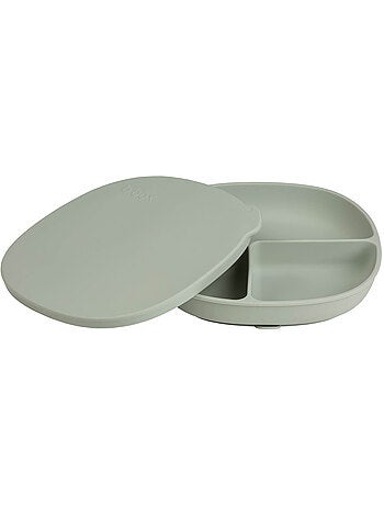Piatto bebe in silicone con ventosa e coperchio | B.Box