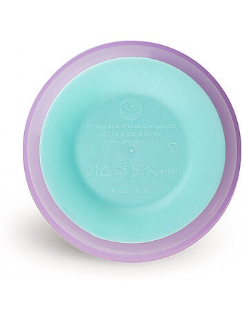 Piatto con ventosa Disney Baby Lilo & Stitch in silicone antiscivolo microonde