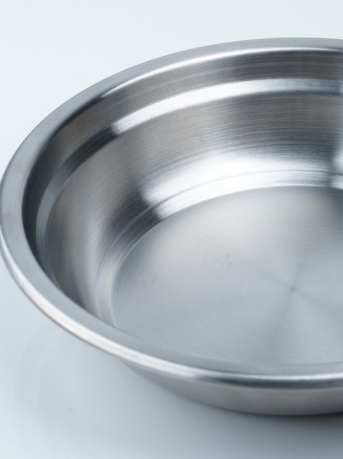 Piatto fondo in acciaio inox Thermobaby senza BPA 18 x 23 x 4 cm - Kiabi