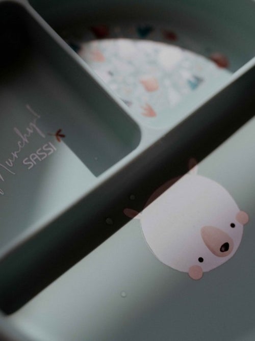 Piatto suddiviso in silicone con ventosa - animali | Sassi Junior - Kiabi