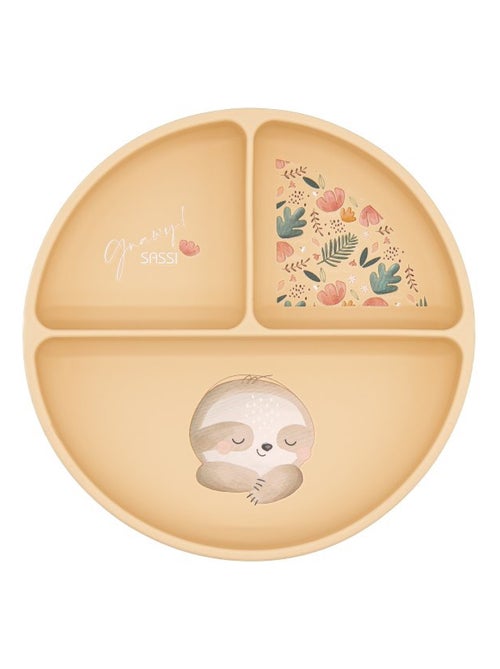 Piatto suddiviso in silicone con ventosa - animali | sassi junior | sassi junior - Kiabi
