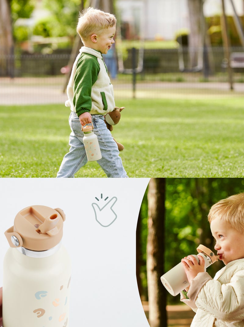Piccola borraccia in acciaio inox 'Babymoov' Beige - Kiabi
