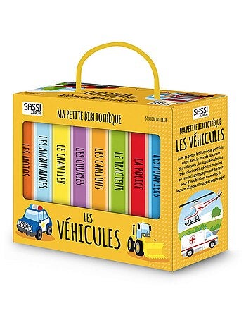 Piccola libreria per bambini a tema veicoli | sassi junior | sassi junior