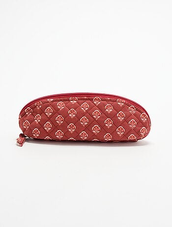 Piccola pochette in tessuto trapuntato