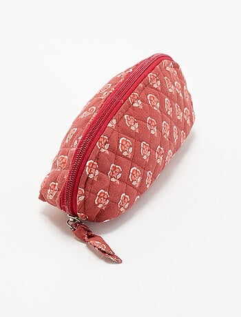 Piccola pochette in tessuto trapuntato