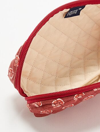 Piccola pochette in tessuto trapuntato