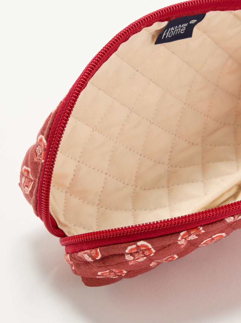 Piccola pochette in tessuto trapuntato Rosso - Kiabi