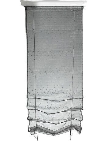 Piccola tenda da alzare in organza con motivo a goccia metallico