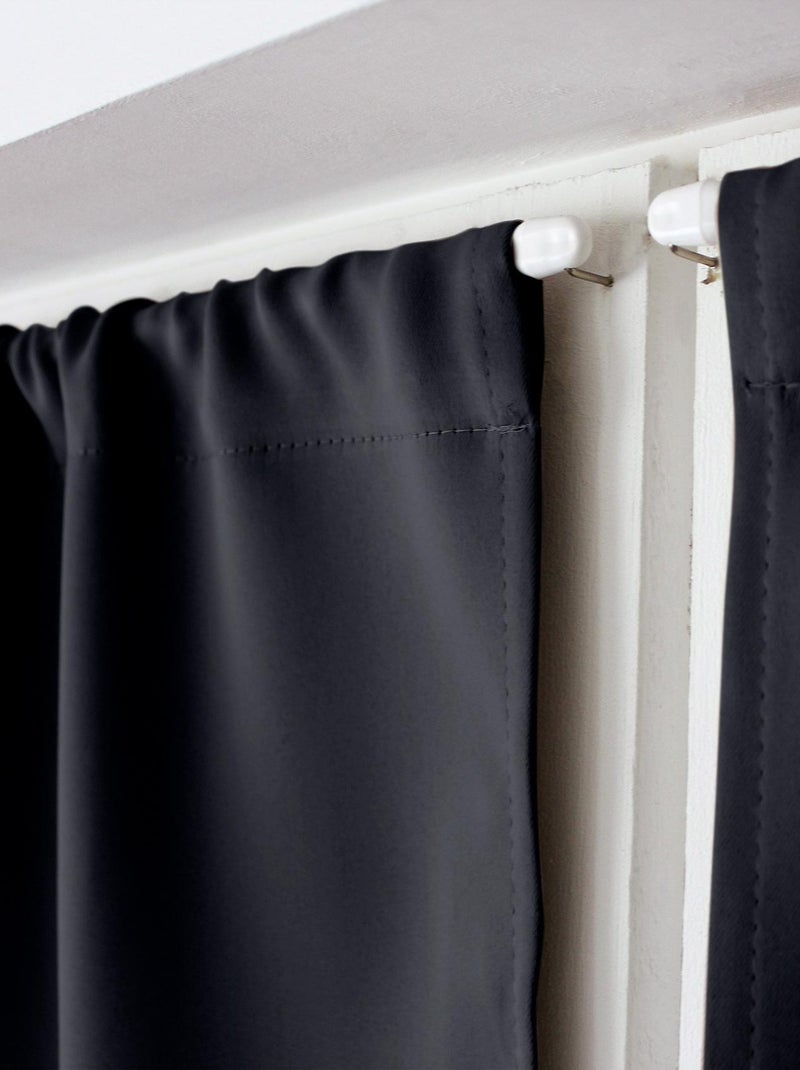 Piccola tenda oscurante a tinta unita Grigio scuro - Kiabi