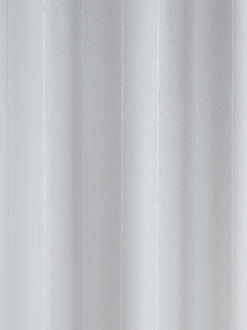 Piccola tenda per finestra a righe bianche - Kiabi