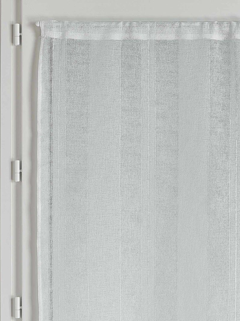 Piccola tuta liscia e dritta con righe fantasia Bianco - Kiabi