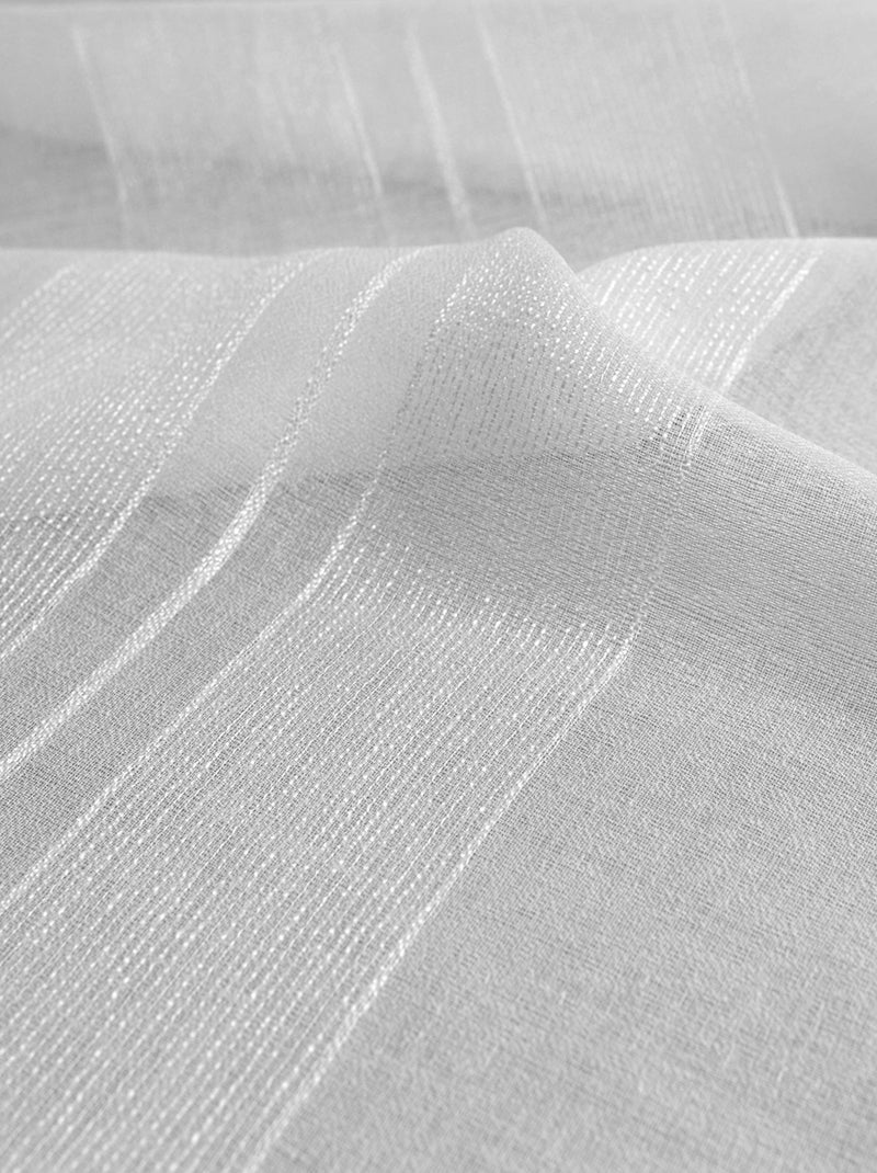 Piccola tuta liscia e dritta con righe fantasia Bianco - Kiabi