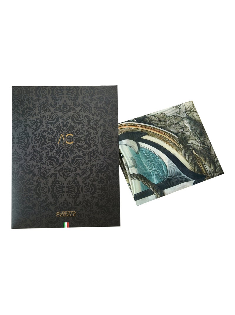 Piccolo carré di seta Anchor Cleo Multicolore - Kiabi