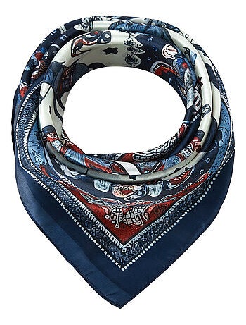 Piccolo carré di seta Bandana Horse Cleo