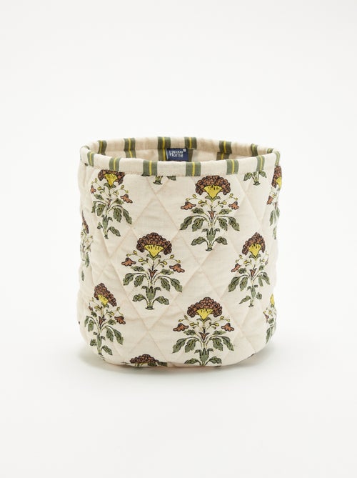 Piccolo cesto contenitore stampato - Kiabi Home - Kiabi Piccolo cesto contenitore stampato - Kiabi Home - Kiabi