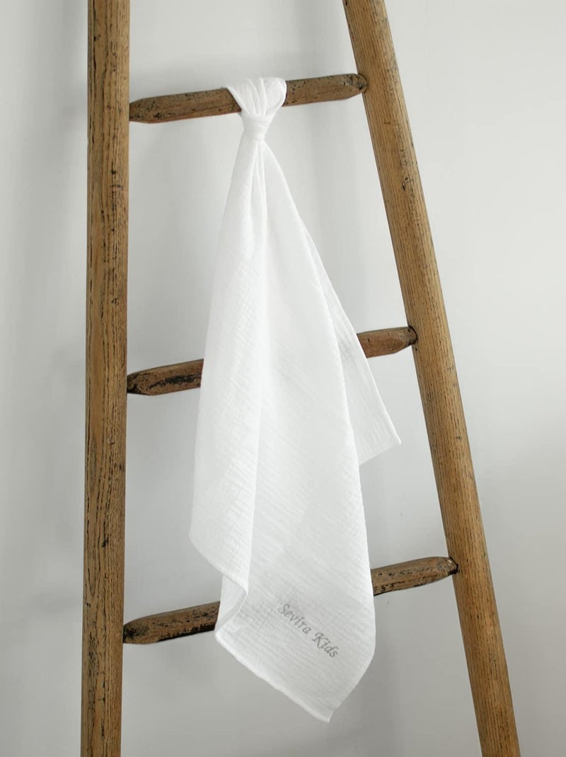 Piccolo pannolino in garza di cotone, made in france | sevira kids | sevira kids Bianco - Kiabi