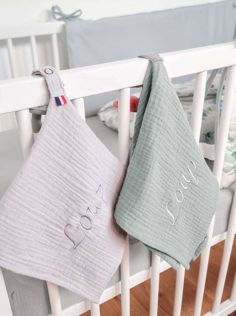 Piccolo pannolino in garza di cotone, made in france | sevira kids | sevira kids Grigio - Kiabi