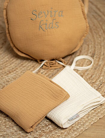 Piccolo pannolino in garza di cotone, made in france | sevira kids | sevira kids