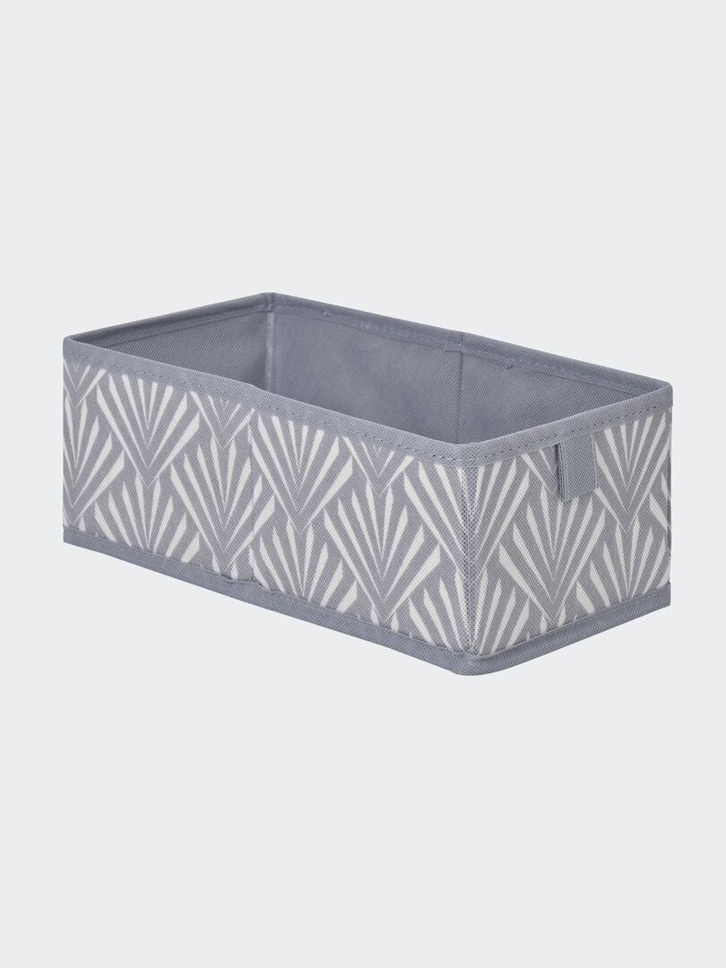 Set Di 4 Cestini Pieghevoli In Tessuto Non Tessuto - Organizzatore Per Giocattoli, Vestiti E Casa, 33x37x33 Cm, Bianco - Foto 4