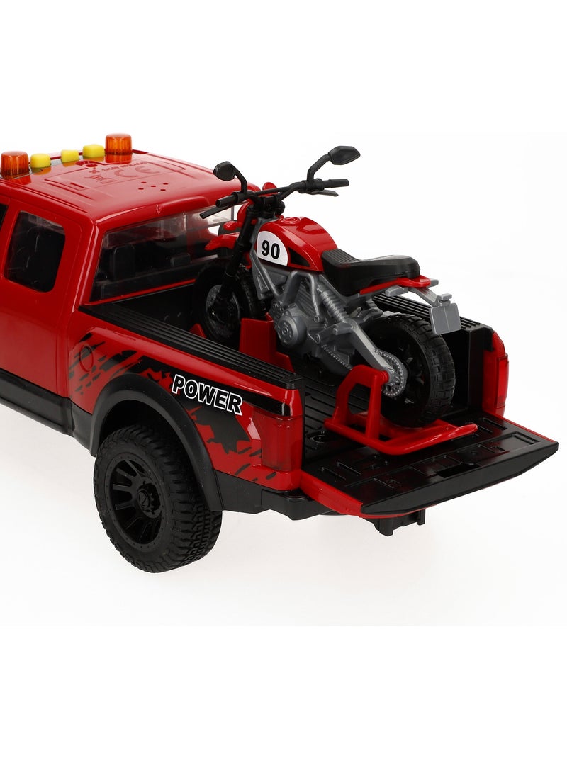 Pick-up a frizione con moto, luci e suoni speed & go N/D - Kiabi