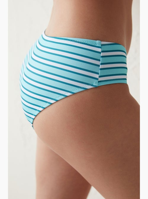 Piedras slip bikini hipster a righe penti - Kiabi