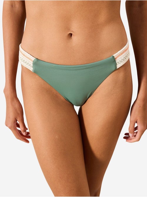 Piera slip bikini ricamato sul lato penti - Kiabi Piera slip bikini ricamato sul lato penti - Kiabi